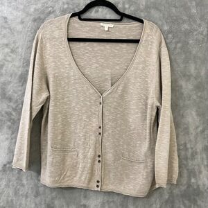 Eileen Fisher Beige Cardigan Sweater